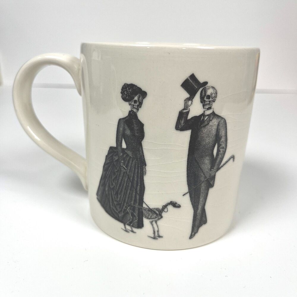 Dapper Skeletons with Dog Mug - Royal Stafford